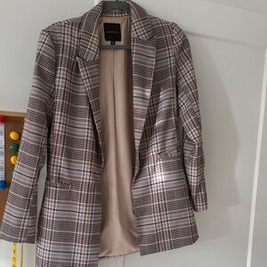 Multicolor Plaid Blazer